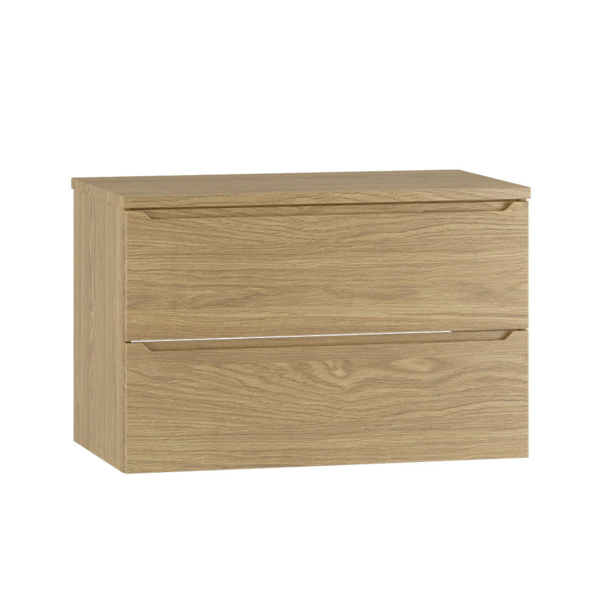 WASCHTISCHUNTERSCHRANK 80.6cm Viggo Holz - Braun, Holzwerkstoff (80.6/52.2/46.5cm) - Petits-meubles