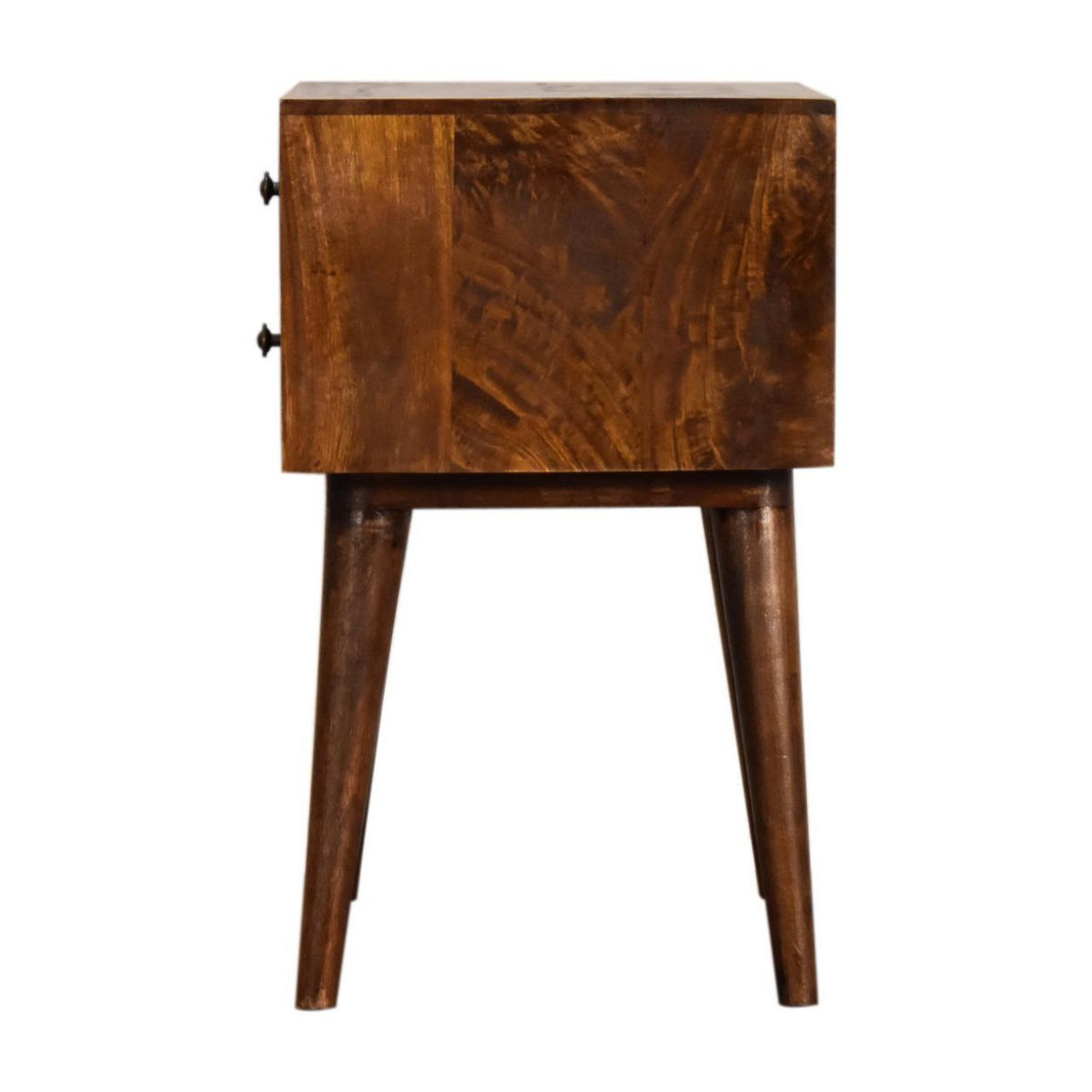 NOĆNI ORMARIĆ Ariella, kestenjasto smeđi - smeđa, drvo (45/57/35cm) - Artisan Furniture