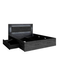 BETT TORVAN – 180×200 cm - mit lattenrost und Schubladen Portland Eiche - Eichefarben, Holzwerkstoff (180/200cm) - Milaros Markt
