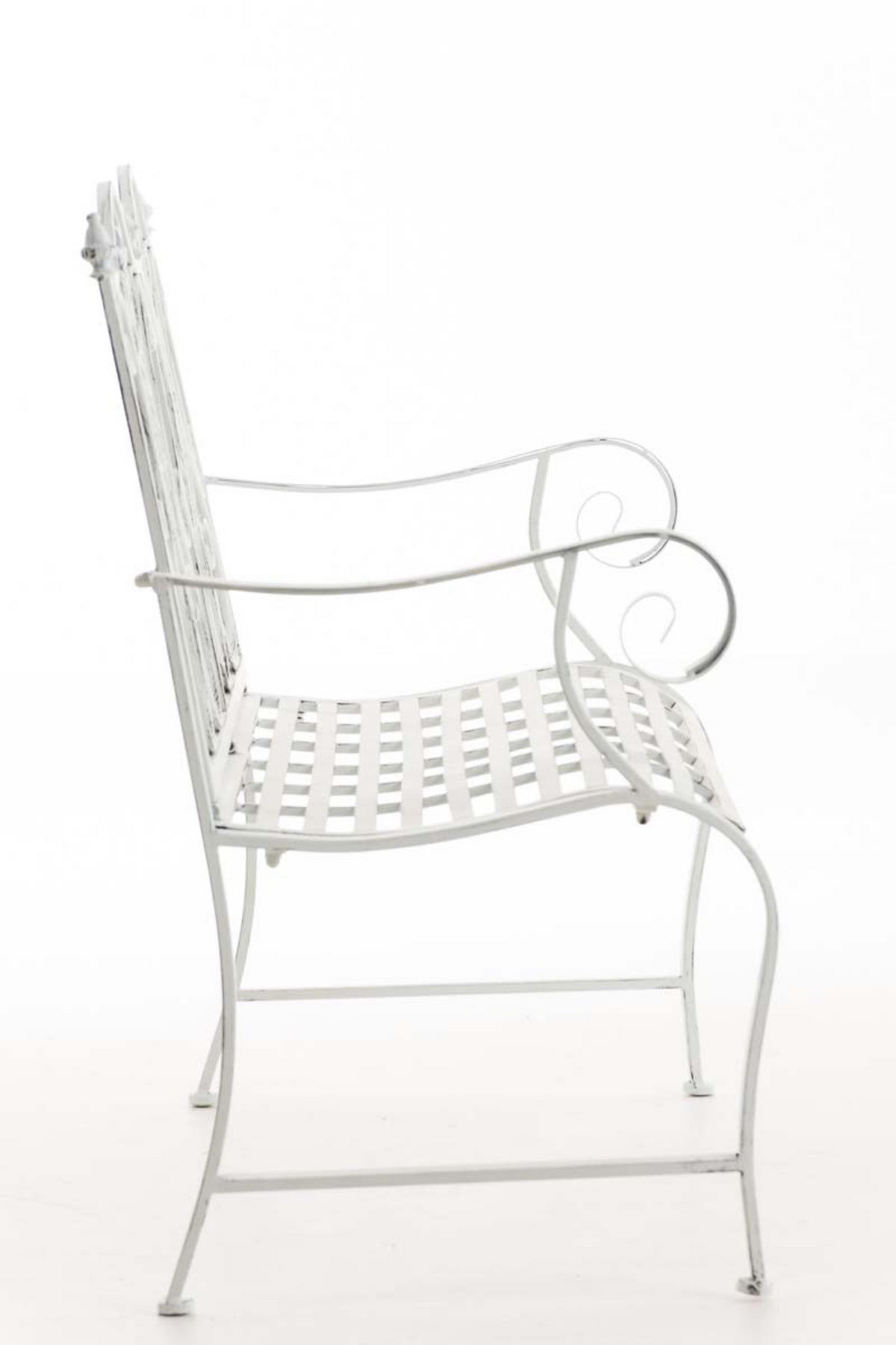 BANK Puncho antik weiß - Weiß, Metall (116/53/94cm) - TPFGarden