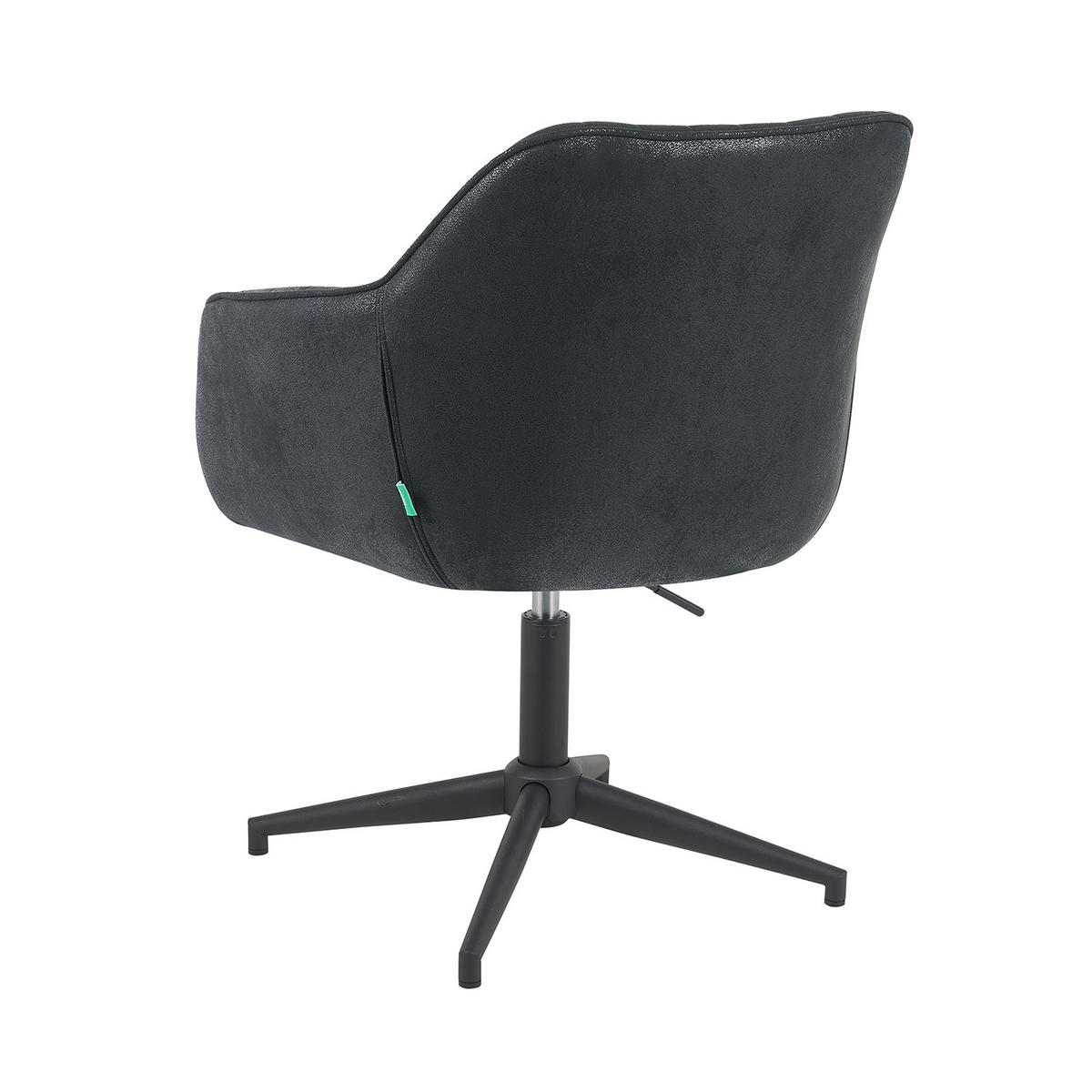 BÜROSTUHL Mika-Caro - Schwarz, Textil/Metall (60/79/61cm) - DUBI Möbel