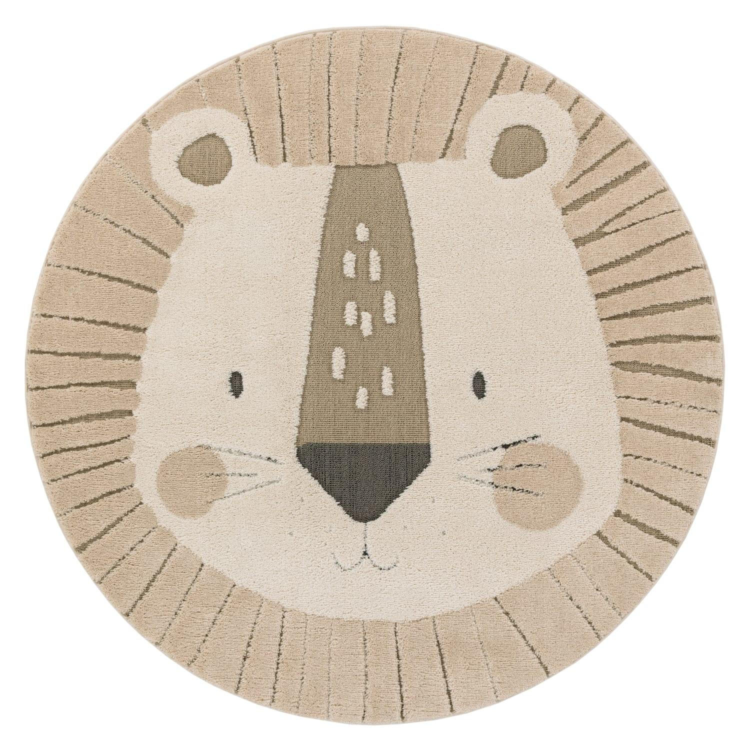 KINDERTEPPICH TOGO 379 CREME 120D - Creme, Kunststoff (120/120cm) - Paco Home