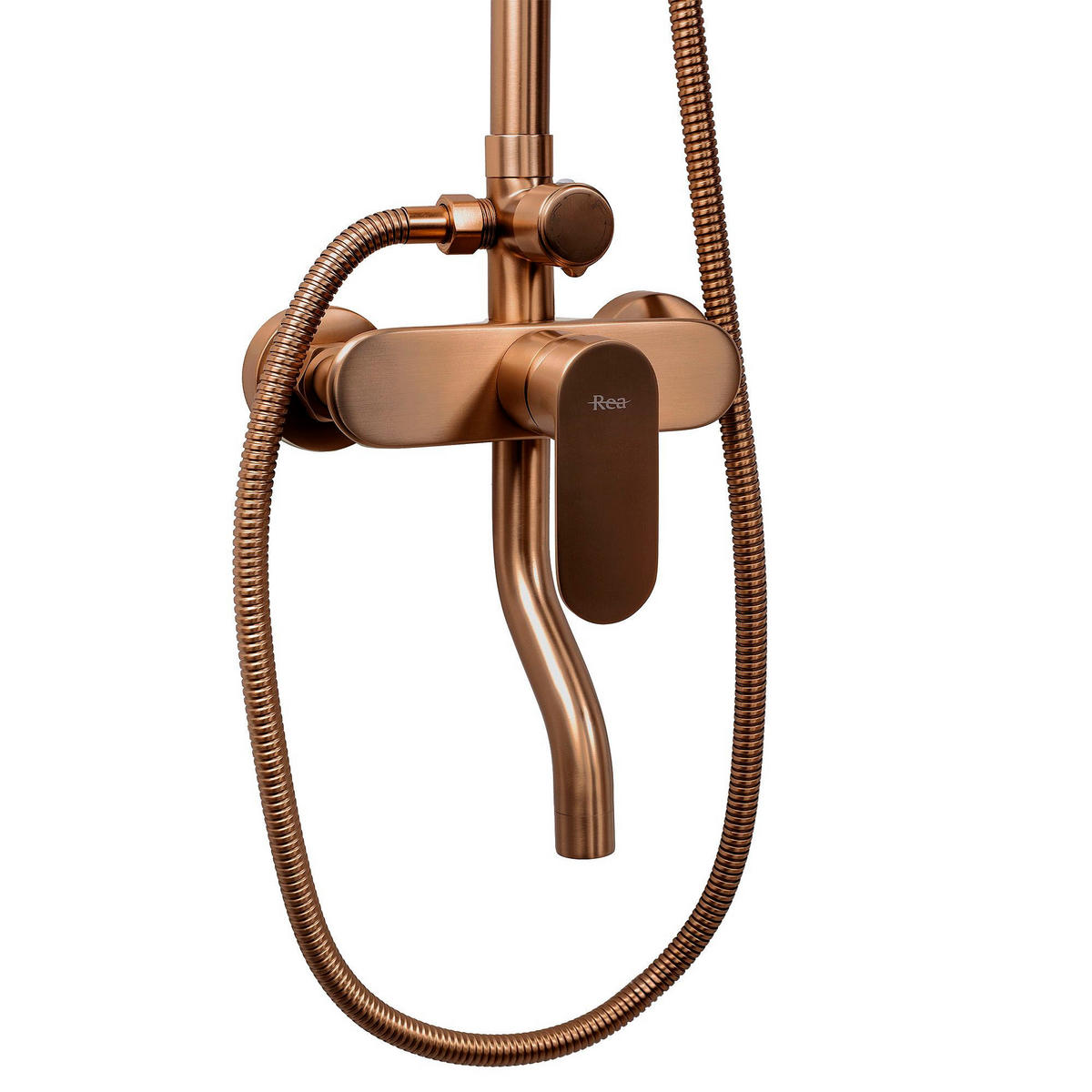 DUSCHGARNITUR Rea Drop Brush Copper - Kupferfarben, Metall (15/145/13cm) - REA