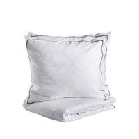 BETTWÄSCHE Esperin weiß 220/200 cm - Schwarz, Textil (220/200cm) - Homla