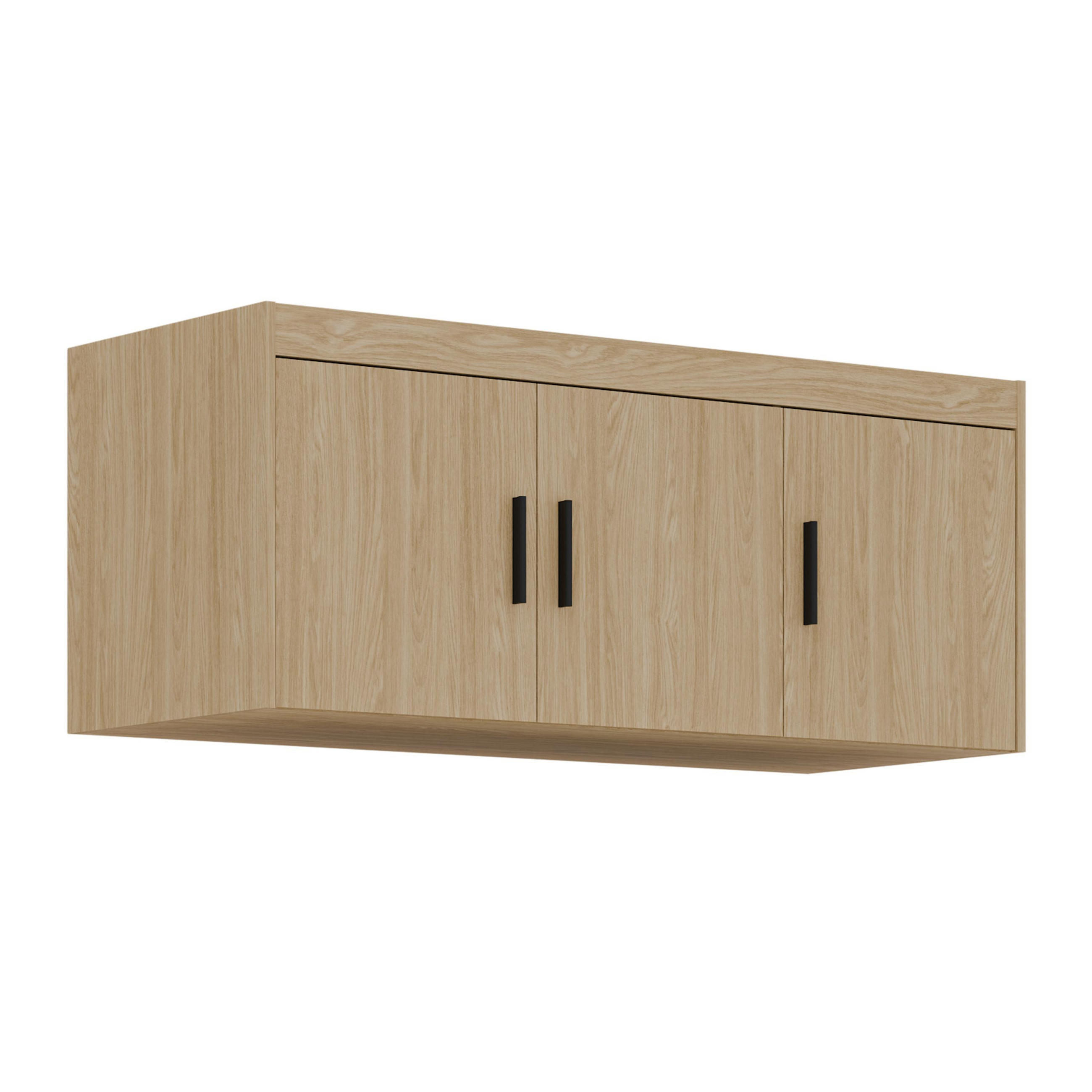 AUFSATZSCHRANK Storicos Geölte Eiche 133/55,5/53 cm - 3T Modern - Eichefarben, Holzwerkstoff/Kunststoff (133/55/53cm) - AX Living