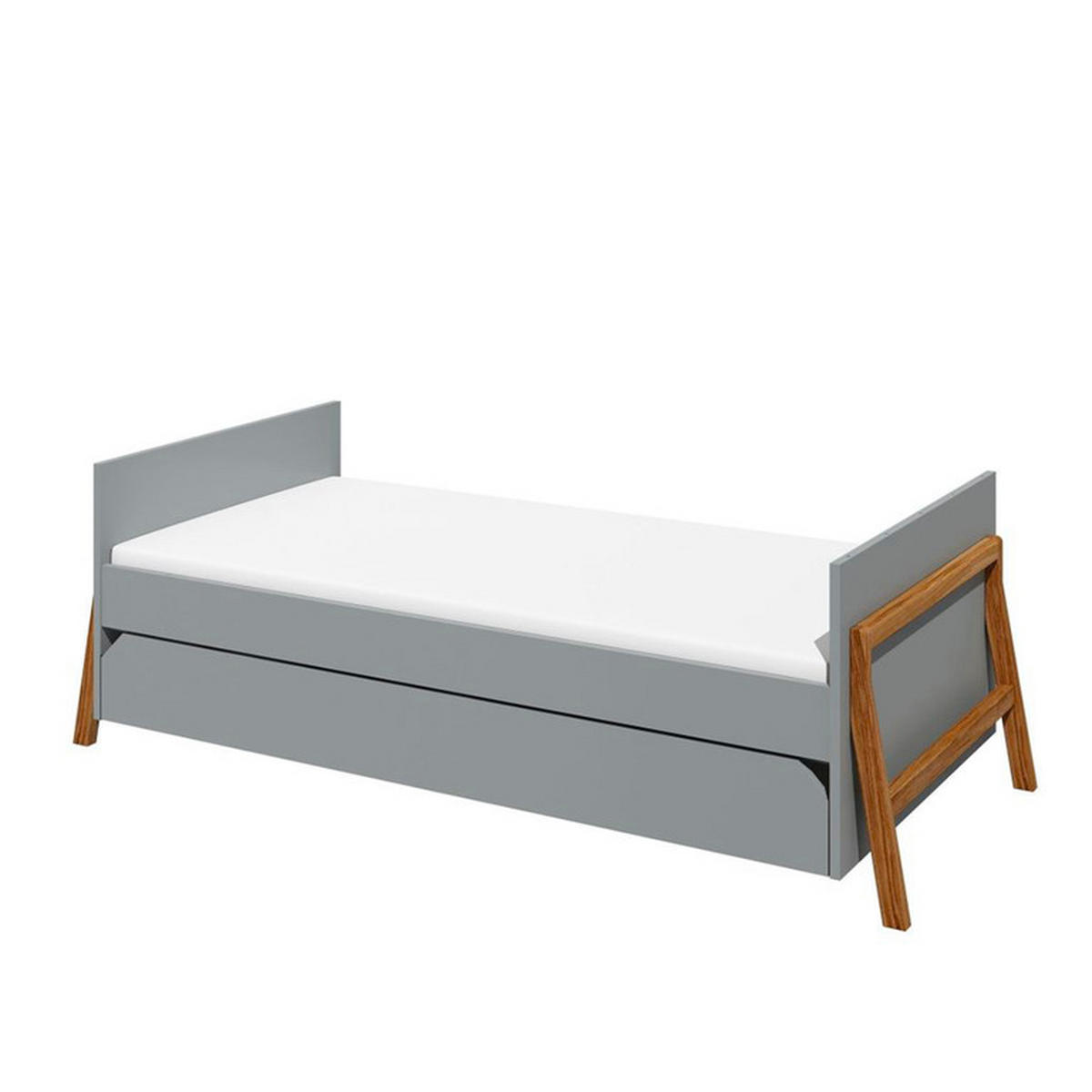 GITTERBETT 70/140 Grau - Grau, Holzwerkstoff (70/140cm) - Petits-meubles