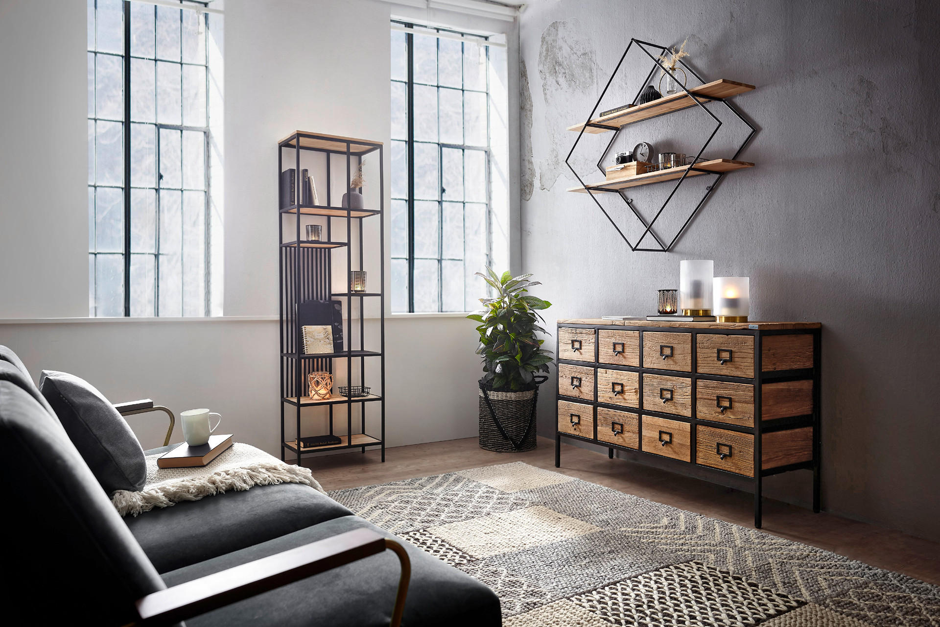 Holzkommode braun landscape