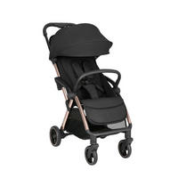 BUGGY Eden bis 22 kg Federung Regenschutz zusammenklappbar - Schwarz, Metall (62/47/100cm) - Kikka boo