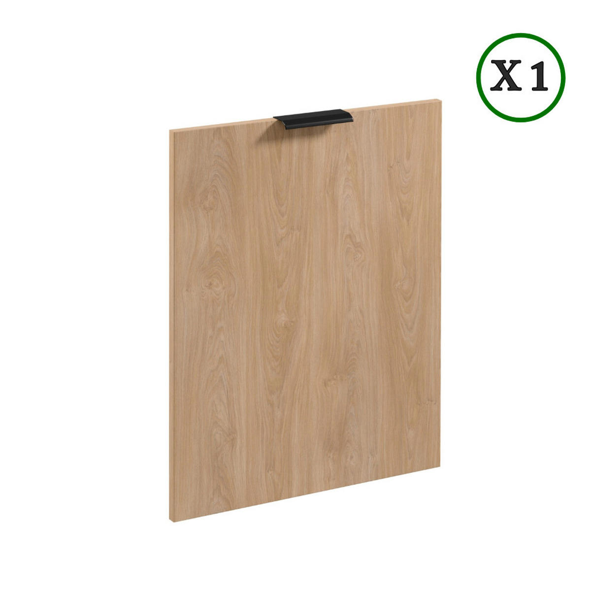 ECKKÜCHE 360 cm - Sorento K41-M360 - in Weiß/Sonoma Eiche - Schwarz/Weiß, Holz/Holzwerkstoff (360/247/220cm)
