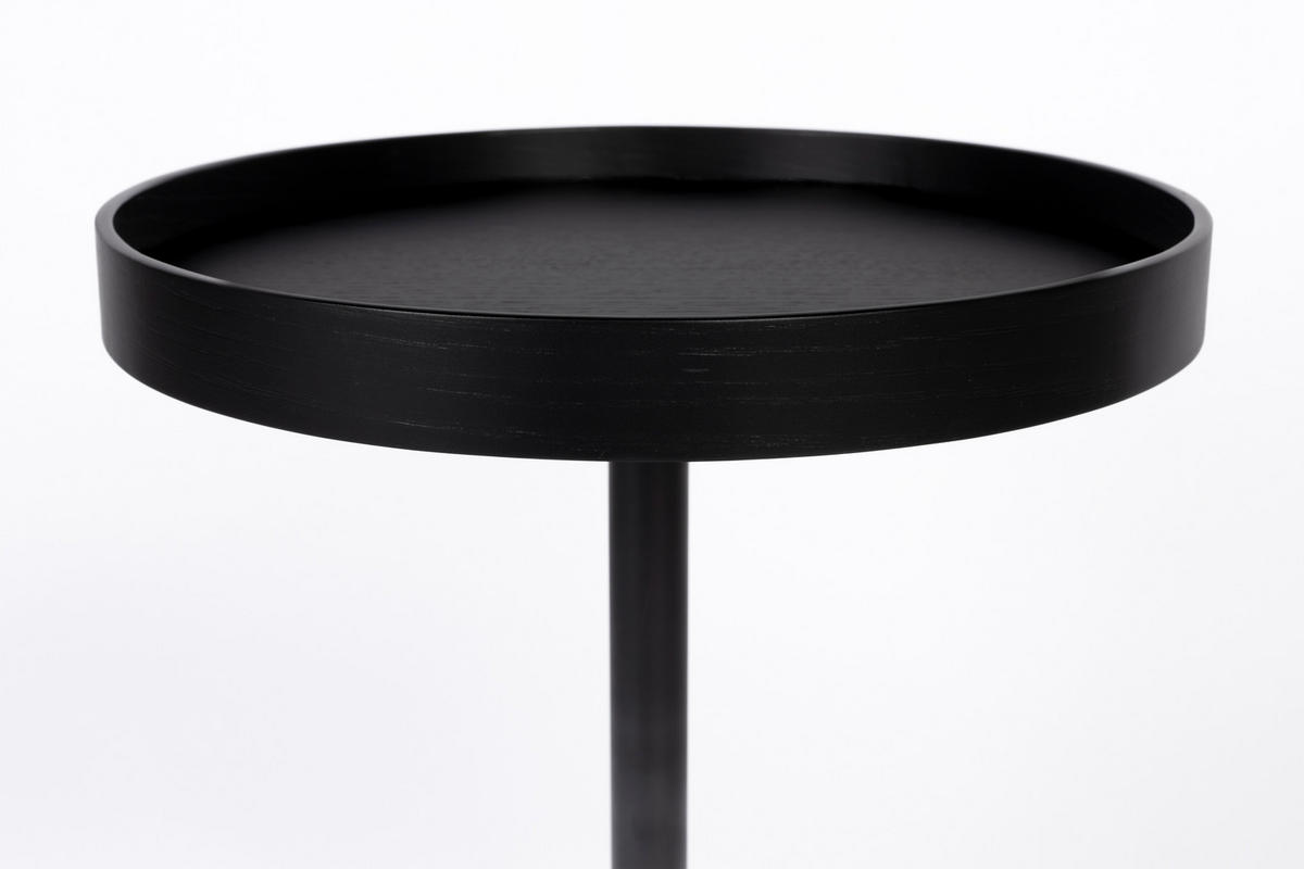 BEISTELLTISCH Yuri - Schwarz - 40/40/45 cm - Schwarz, Holz (40/40/45cm)