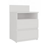 NOČNÍ STOLEK Bílý 40/59/32 - bílá, kompozitní dřevo (40/59/32cm) - RAUMHIRSCH FURNITURE