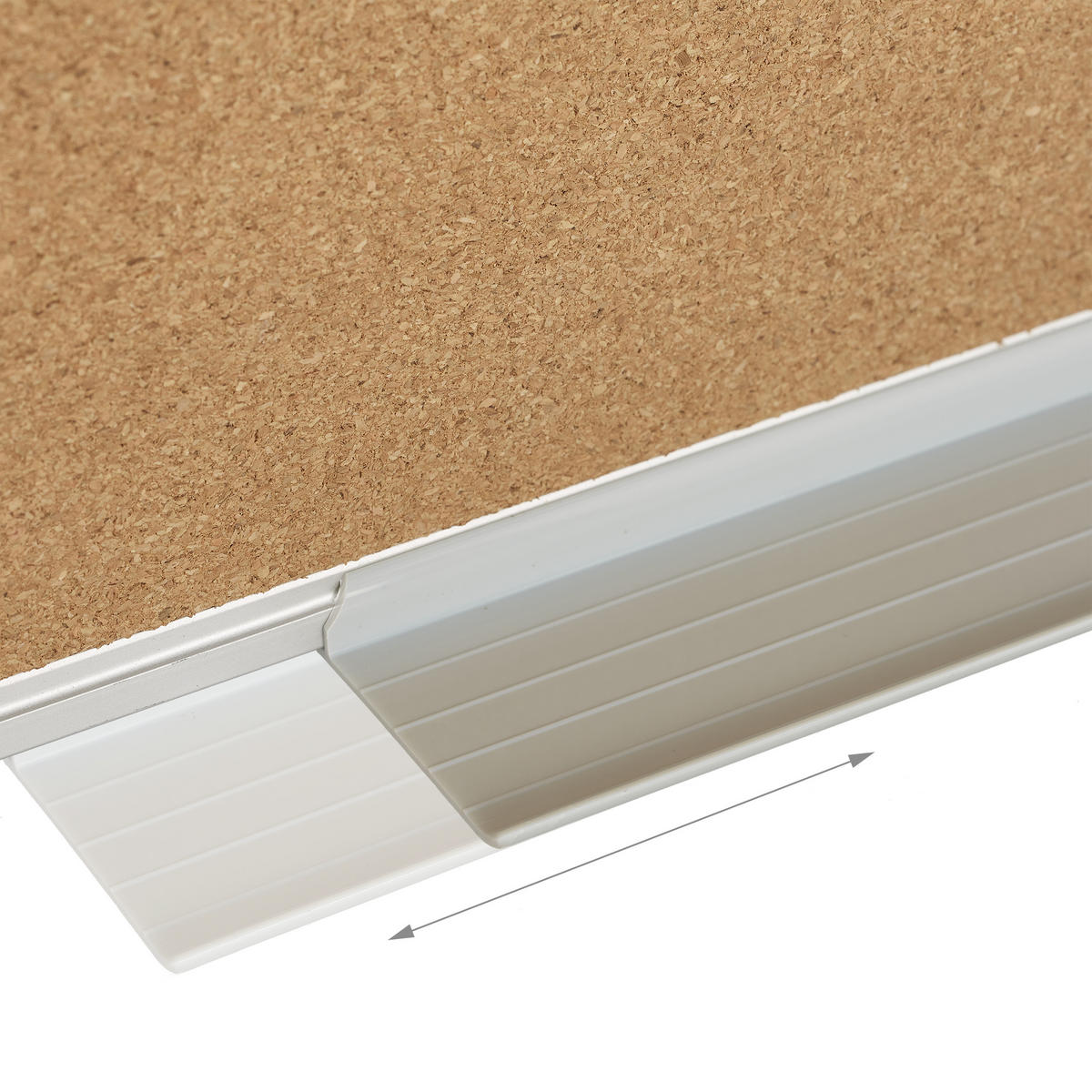 KOMBITAFEL - Multicolor, Naturmaterialien/Holzwerkstoff (60/45/7cm) - Relaxdays