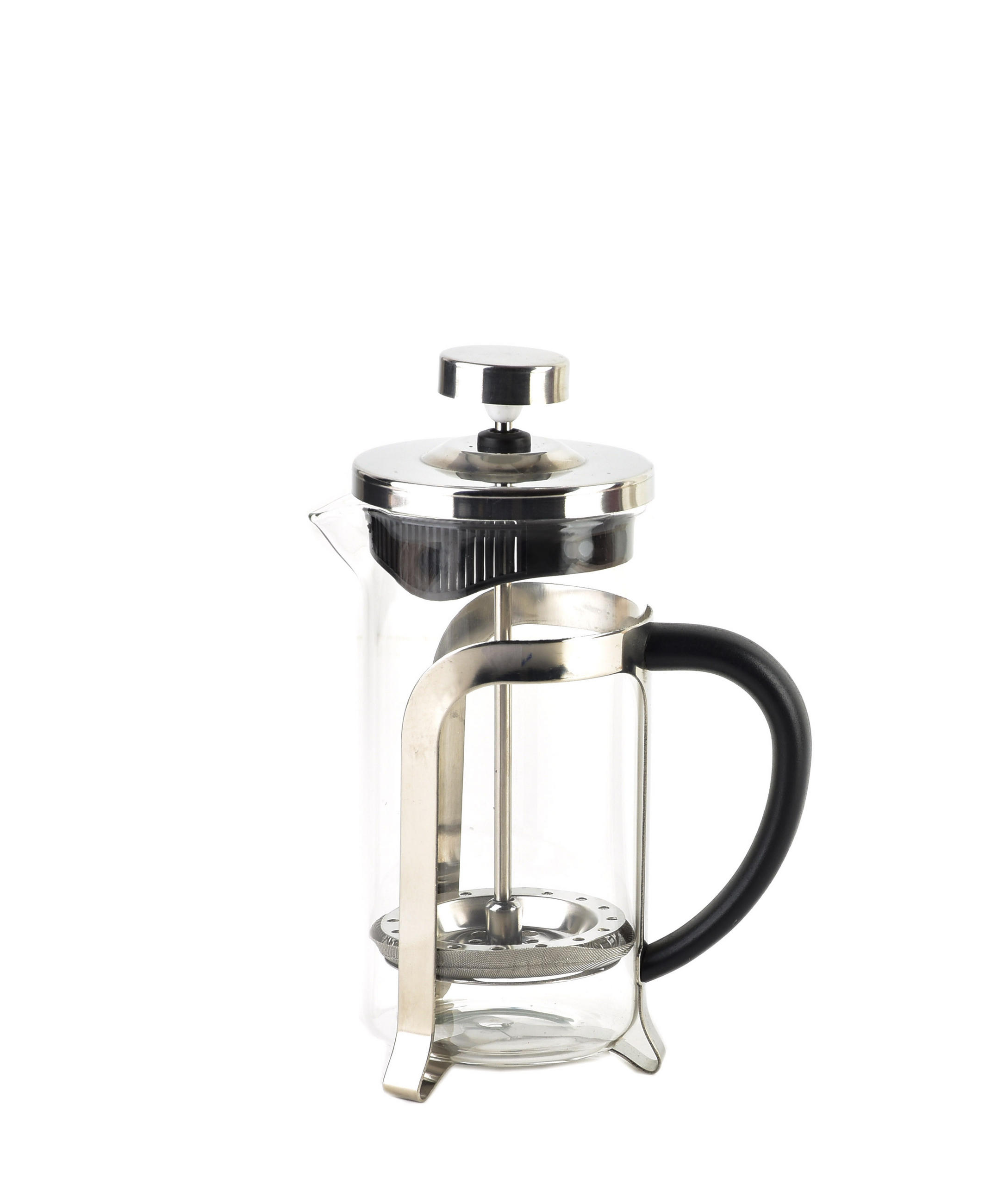 KAFFEEBEREITER Anne Silber 11/8.5/18 cm Glas - Silberfarben, Glas (8.5/18/11cm) - Mondex