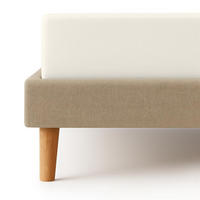 JERSEY-SPANNBETTLAKEN 90x200 - 100x200 cm, Bettlaken aus 100% Baumwolle mit Rundum-Gummizug, Spannbetttuch Creme - Creme, Textil (100/200cm) - Carpe Sonno
