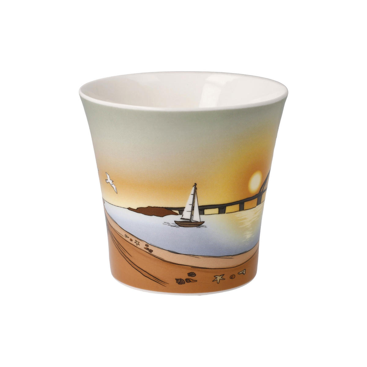 TEETASSE Seaview, Scandic Home, Fine Bone China, Bunt, 0.35 L - Multicolor, Keramik (0.35L) - Goebel