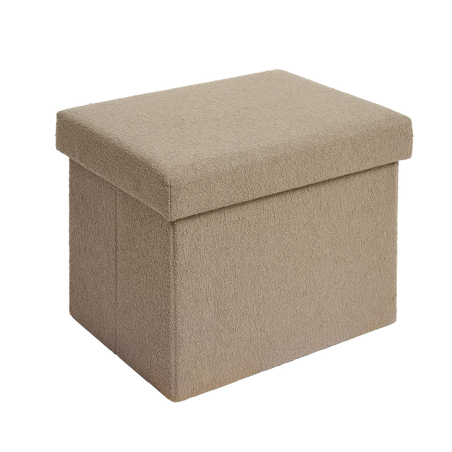 Blumtal Sitzhocker Taupe 31x31x41 cm