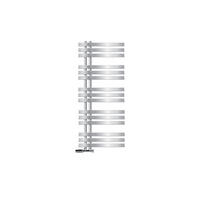 BADHEIZKÖRPER Iron EM 500x1200 mm Chrome mit Ventil Eckform - Chromfarben, Metall (50/120/3cm) - LuxeBath