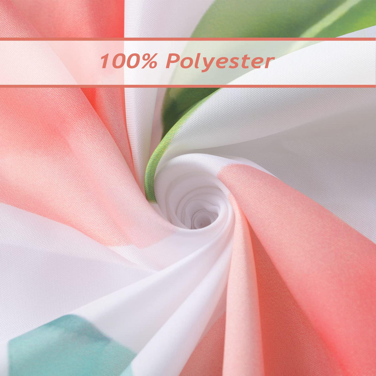 DUSCHVORHANG Rosa wasserdicht maschinenwaschbar mit Haken für Badewannen - Pink, Textil (200/180cm) - MCBOSON