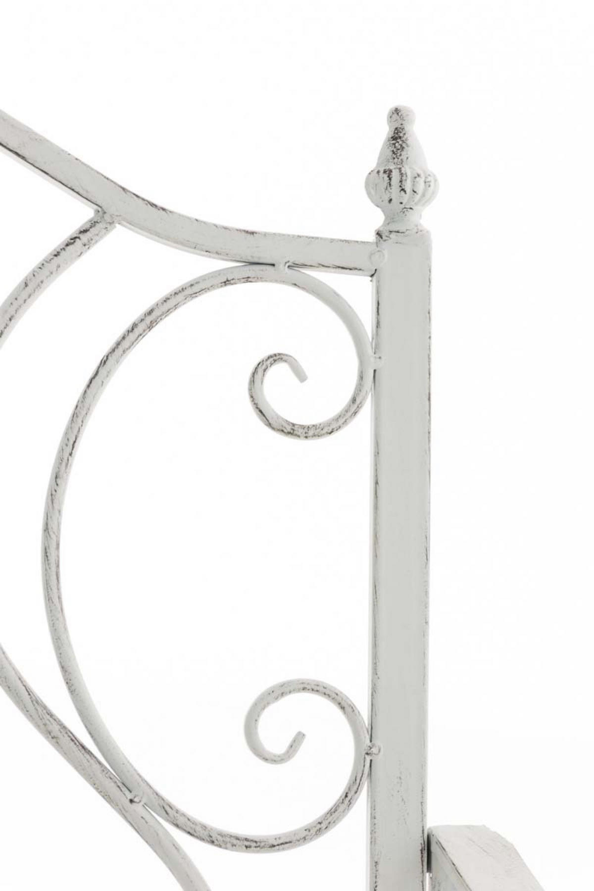 STUHL Pamela antik weiß - Weiß, Metall (62/94/53cm) - TPFGarden