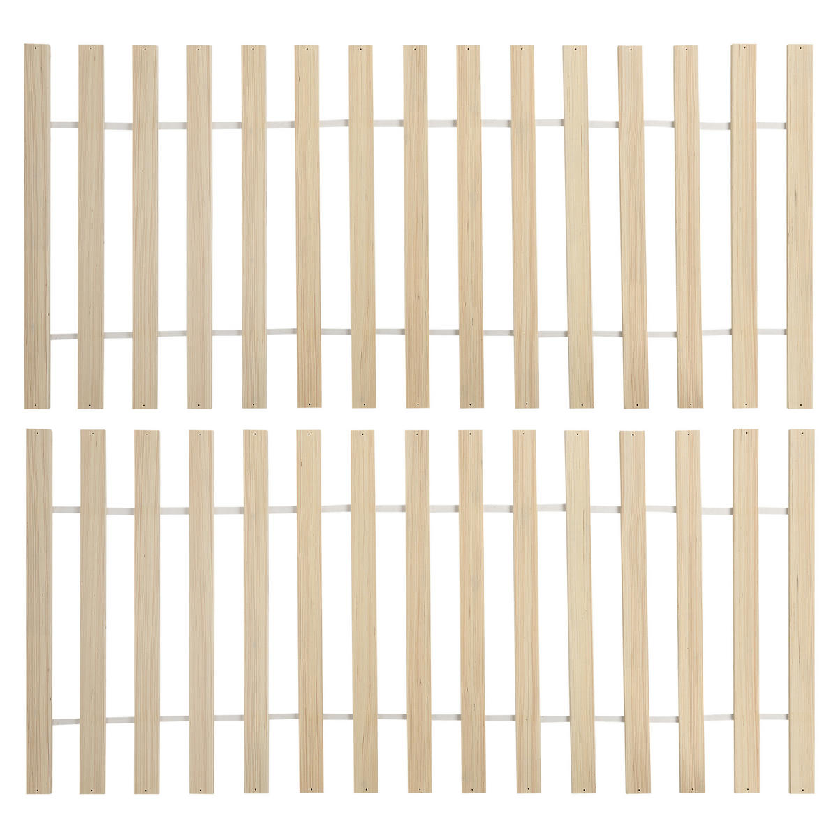 BETT mit Lattenrost 180x200 cm Weiß Olendon - Weiß, Holz (180/200cm) - Beliani