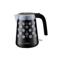 WASSERKOCHER ELEKTRISCH Schwarz 20.7/16.6/23 cm MR045BLACK - Schwarz, Metall (16.6/23/20.7cm) - Maestro 