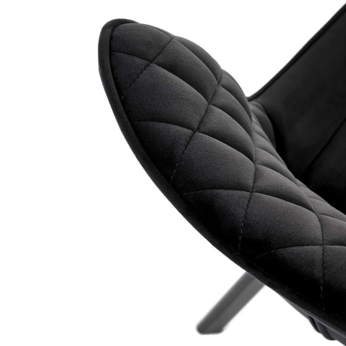 STUHL LUXI K520 - Schwarz, Holzwerkstoff/Metall (46/80/47cm) - Meblini