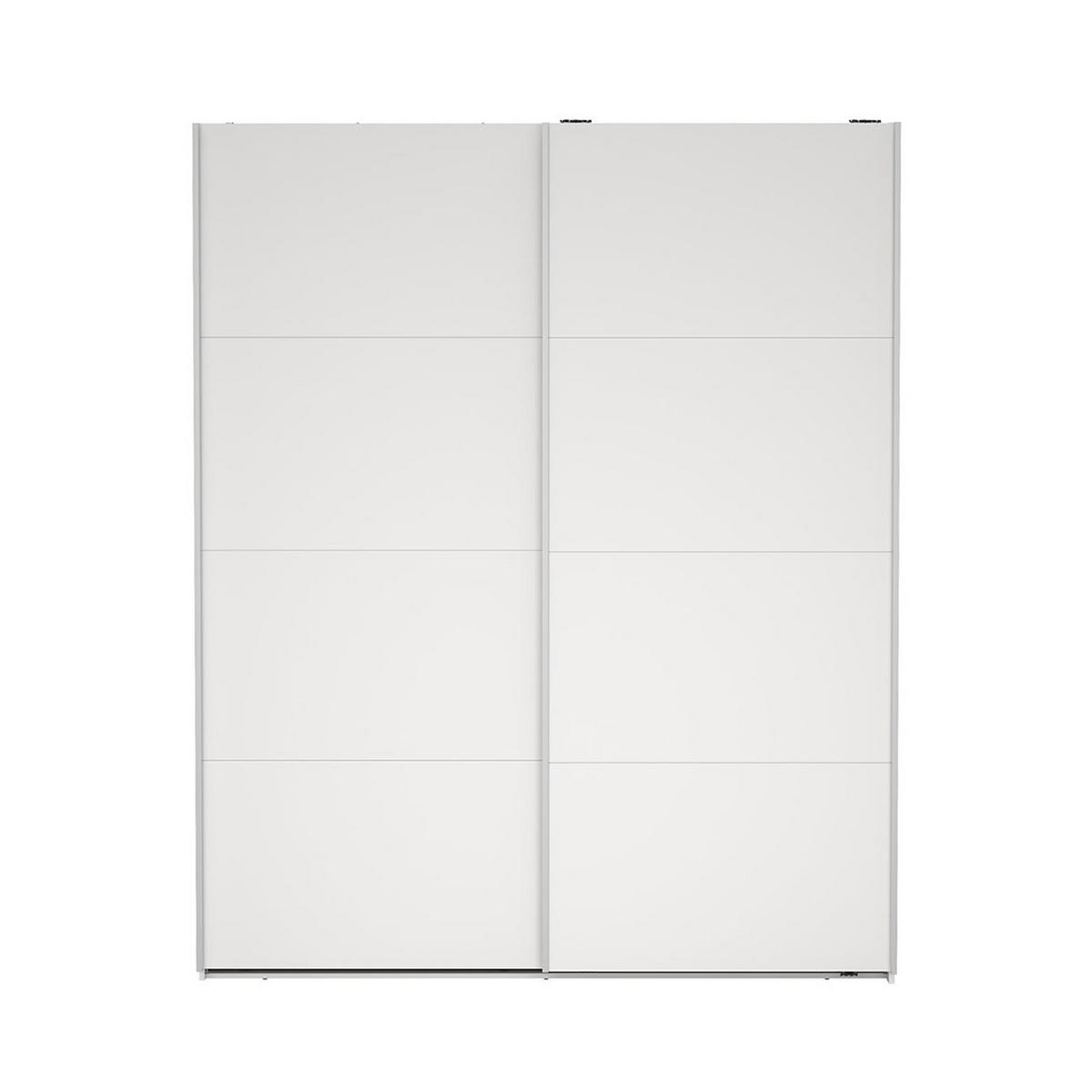 SCHIEBETÜRENSCHRANK, Bergamo, Weiß, Holzwerkstoff, 179 x 67 x 221 cm - Weiß, Holzwerkstoff (179/221/67cm) - ebuy24
