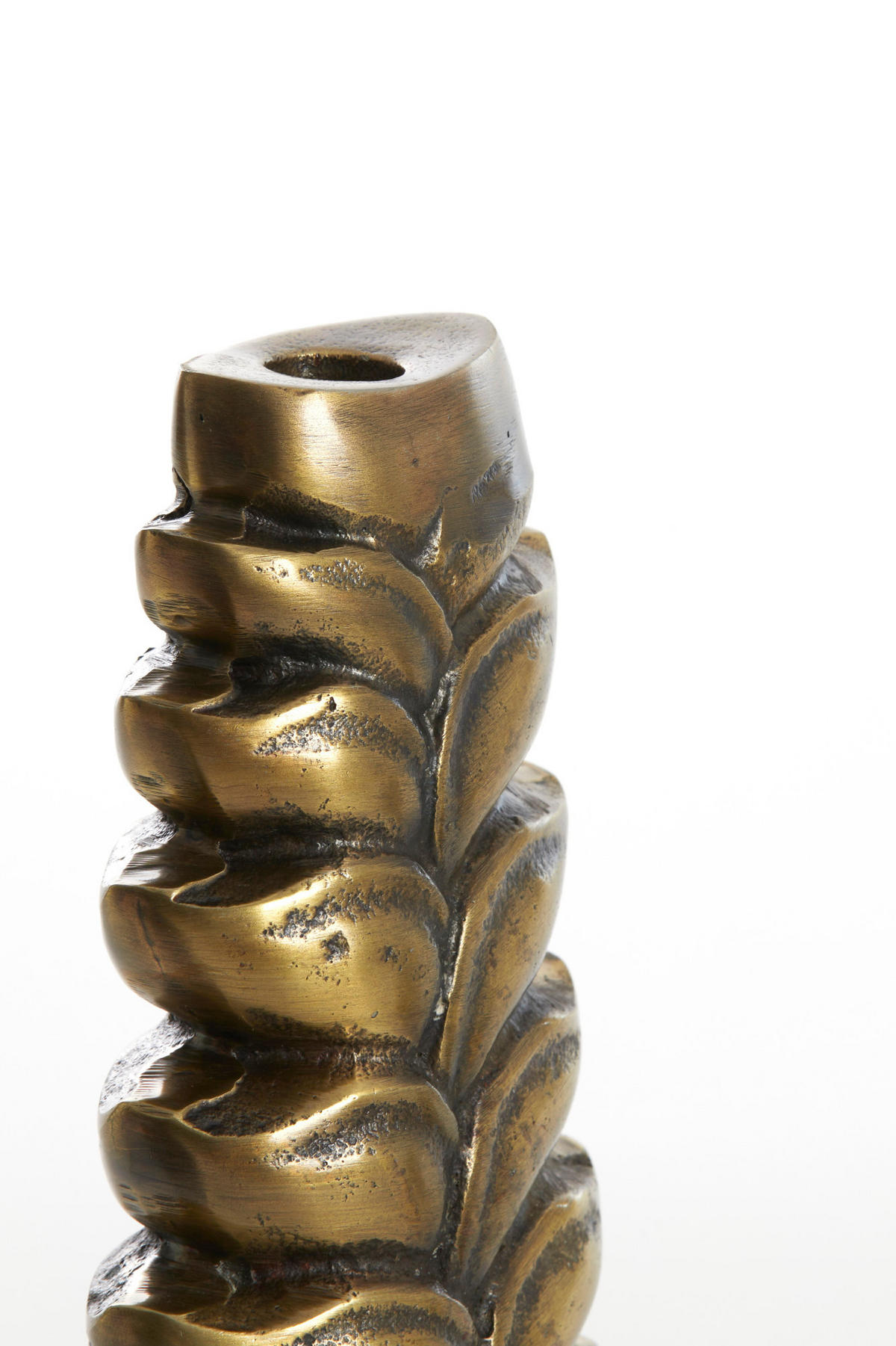 KERZENHALTER Batalio Bronze Ø16/30 cm - Bronzefarben, Metall (7/30/16cm) - Light & Living