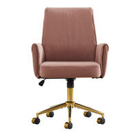 BÜRODREHSTUHL Pink 64/61/107 cm - Pink, Metall (64/107/61cm) - PANGIVO