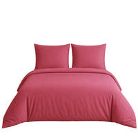 BETTWÄSCHE 3-teilig 200/200 cm UNI ROSA - Rosa, Textil (200/200cm) - ROLFNERS