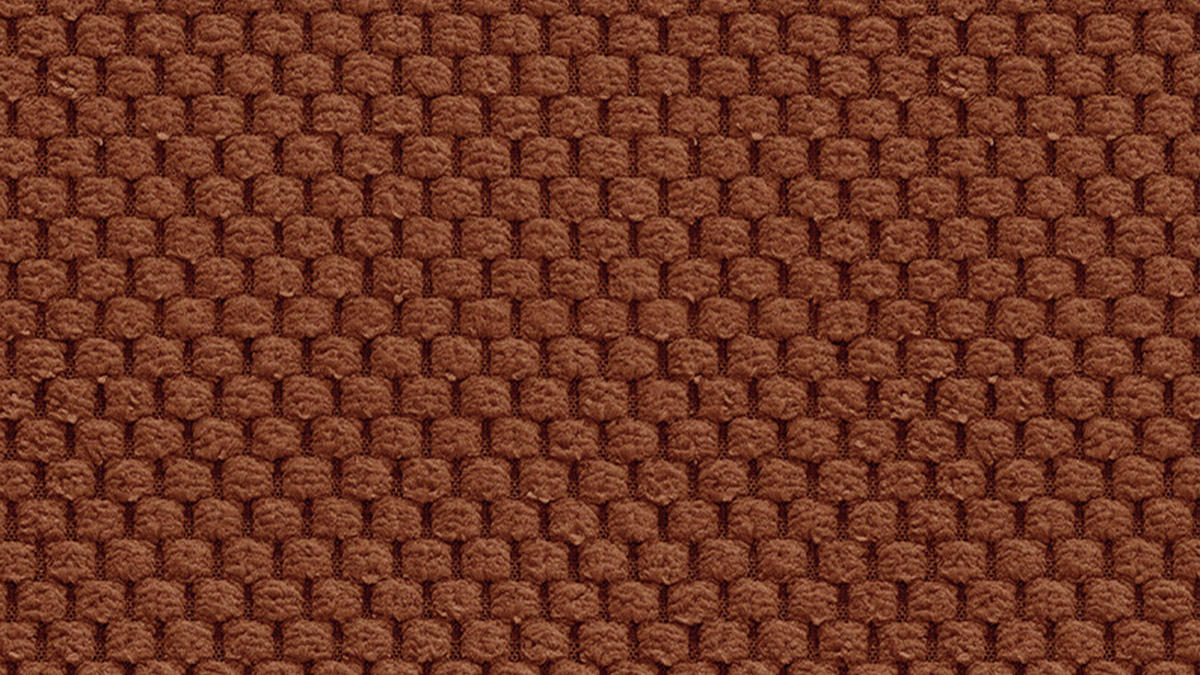 ECKSOFA FEBE 5-Sitzer links, dunkelorange - Dunkelorange/Schwarz, Holz/Textil (271/190cm) - Courtois Laville