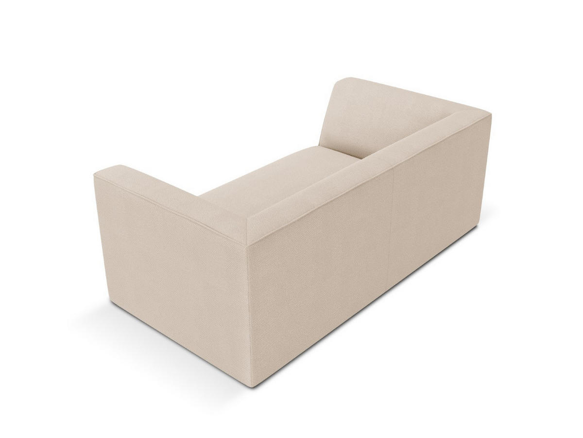 SOFA Ruby aus strukturiertem Stoff beige 2 Sitzplätze - Beige, Textil (174/69/93cm) - Micadoni