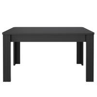 ESSTISCH 116/65/75cm,vierbeiniger Tisch,rechteckiger Holztisch,Schwarz - Schwarz, Holz (116/65/75cm) - LVHOM