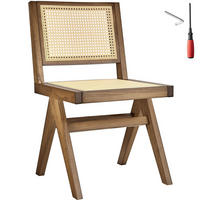 HOLZSTUHL Lissy,48,5 x 53,5 x 83 cm, Belastbarkeit 120 kg,Eiche hell - Eichefarben, Holz (48.5/83/53.5cm) - tectake