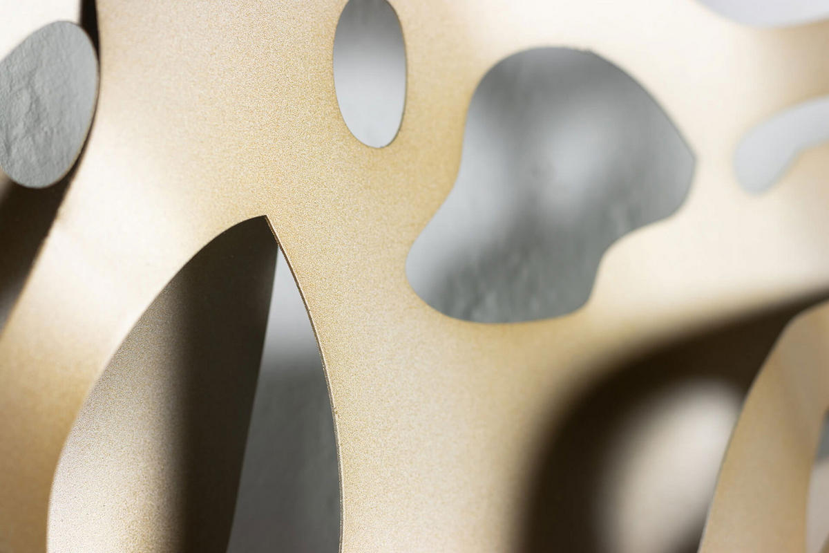 WANDDEKO Silber 120/44 cm - Silberfarben, Metall (3.3/44/5cm) - KUNSTLOFT