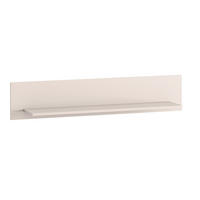 WANDREGAL Selgin Kaschmir 120 / 22 / 24cm - Creme, Holz/Holzwerkstoff (120/24/22cm) - Feldmann-Wohnen