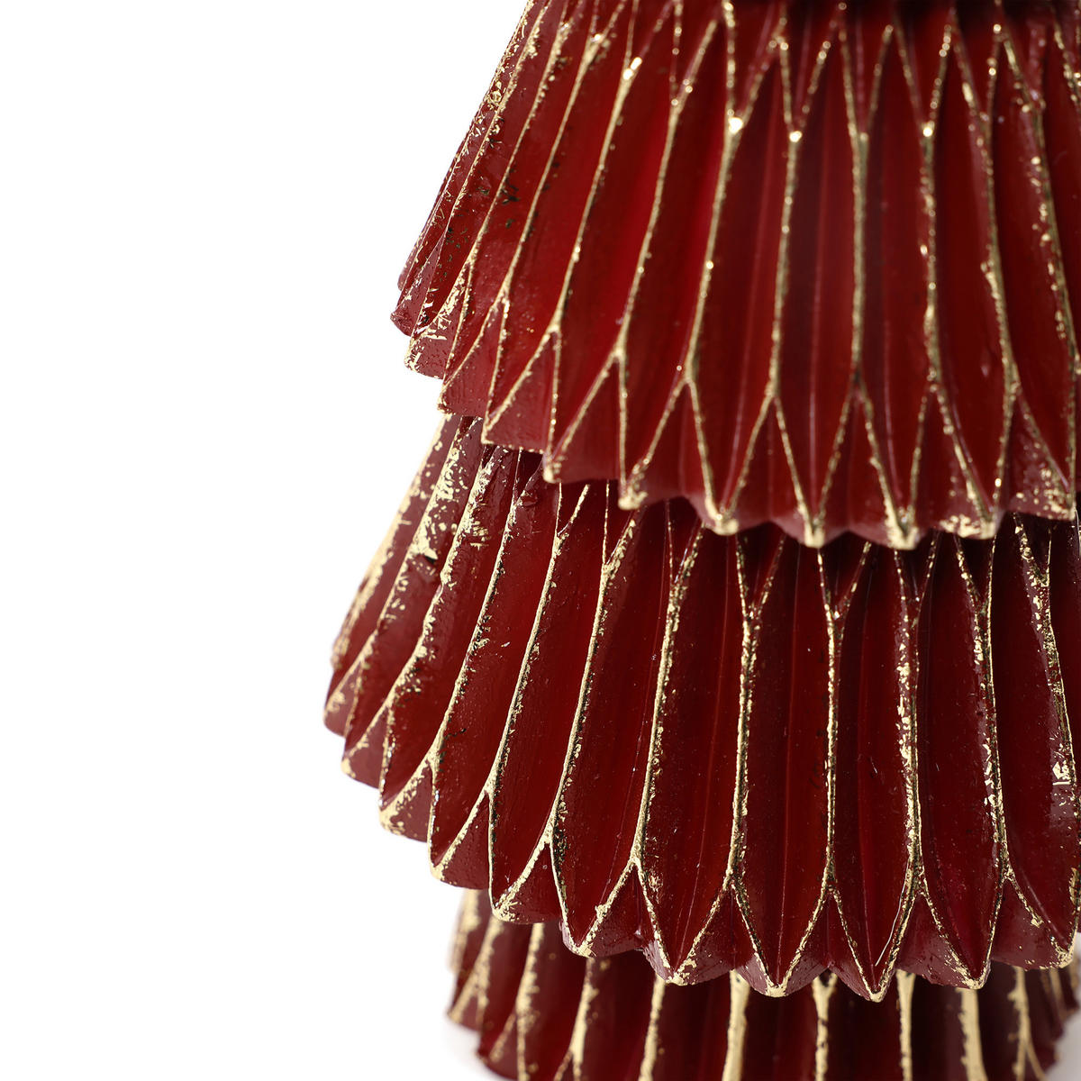 TISCH Weihnachtsbaum HTHD0178 - Rot, Kunststoff (10/32/10cm) - Hometopia