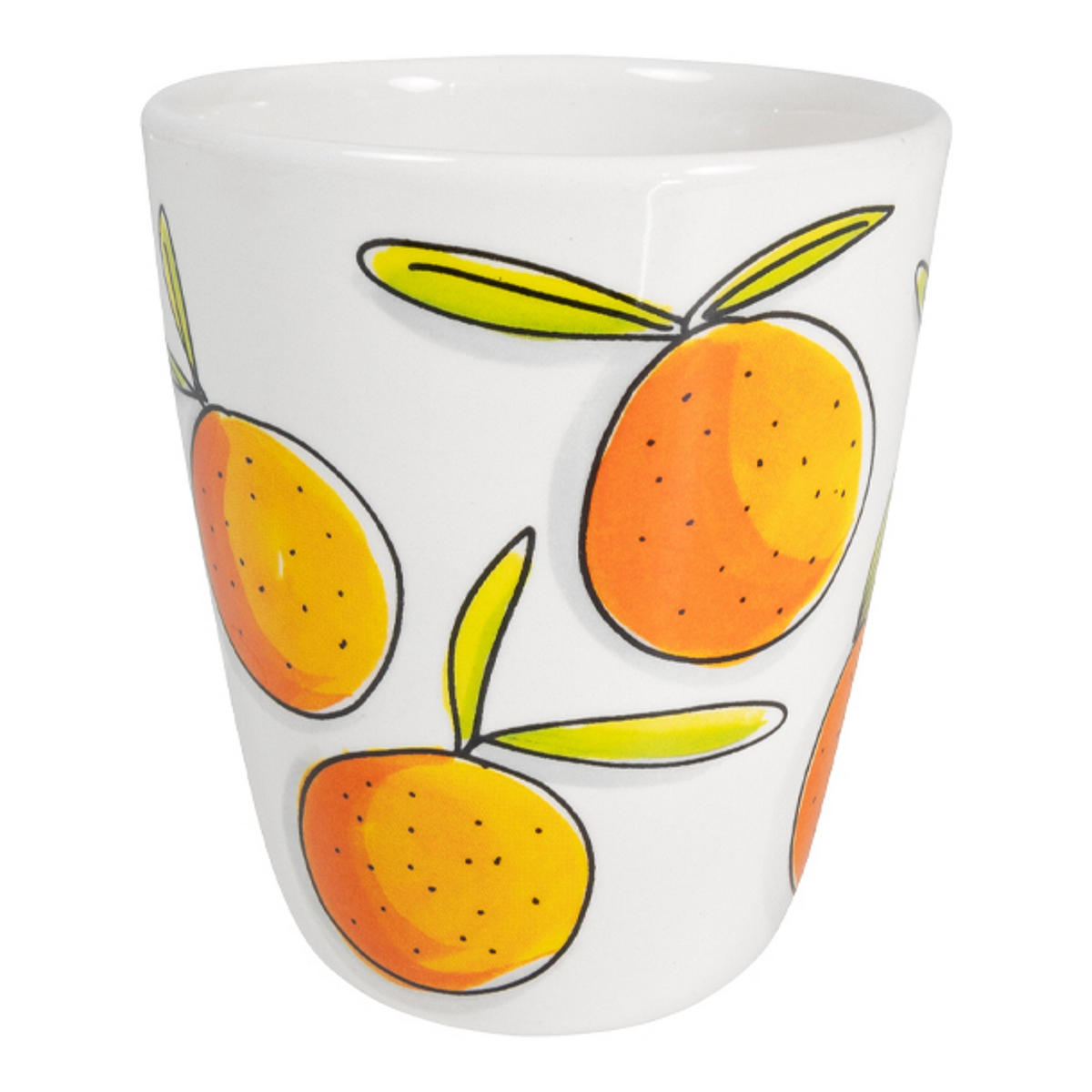 BECHER Geschmack des Sommers Orange in Bunt - 350 ml - Multicolor, Keramik (0.35L) - Blond Amsterdam