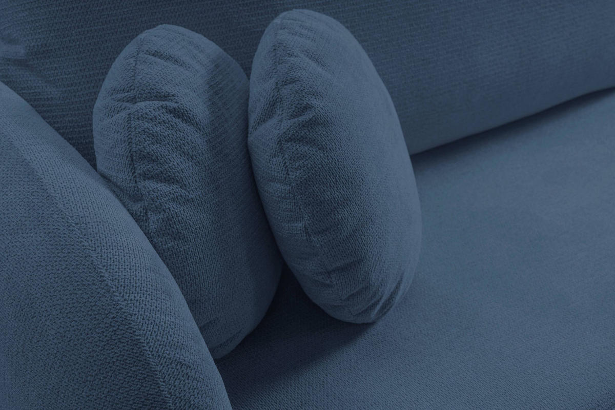 ECKSOFA Olena - Dunkelblau (Aragon 79) - Dunkelblau, Holzwerkstoff (248/174cm)