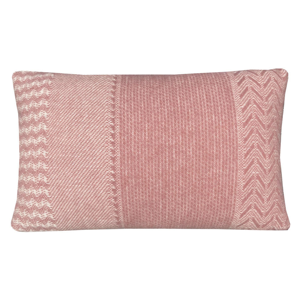 WOLLKISSEN Uptown rosa Rechteck 35x60 - Pink, Textil (60/35/12cm) - Malagoon