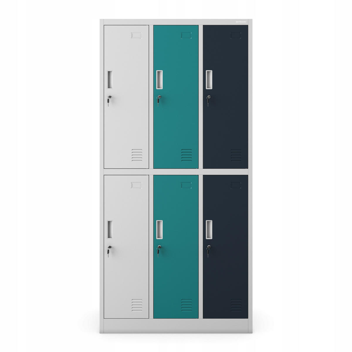 SCHLIESSFACHSCHRANK IGOR - Multicolor, Metall (90/185/45cm) - Jan Nowak