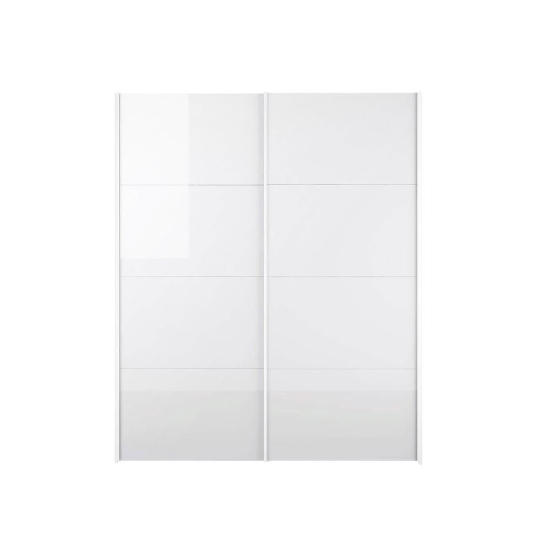 GARDEROBENSCHRANK weiß - Weiß, Holzwerkstoff (182/220/62cm) - ebuy24