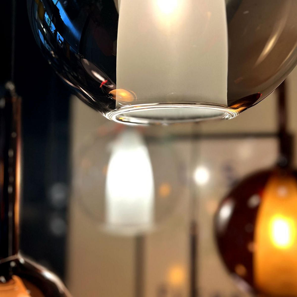 HÄNGELAMPE Belluna 1.5m Abhängung Klar Ø 24cm - Klar, Glas (24/24/45cm) - s.luce