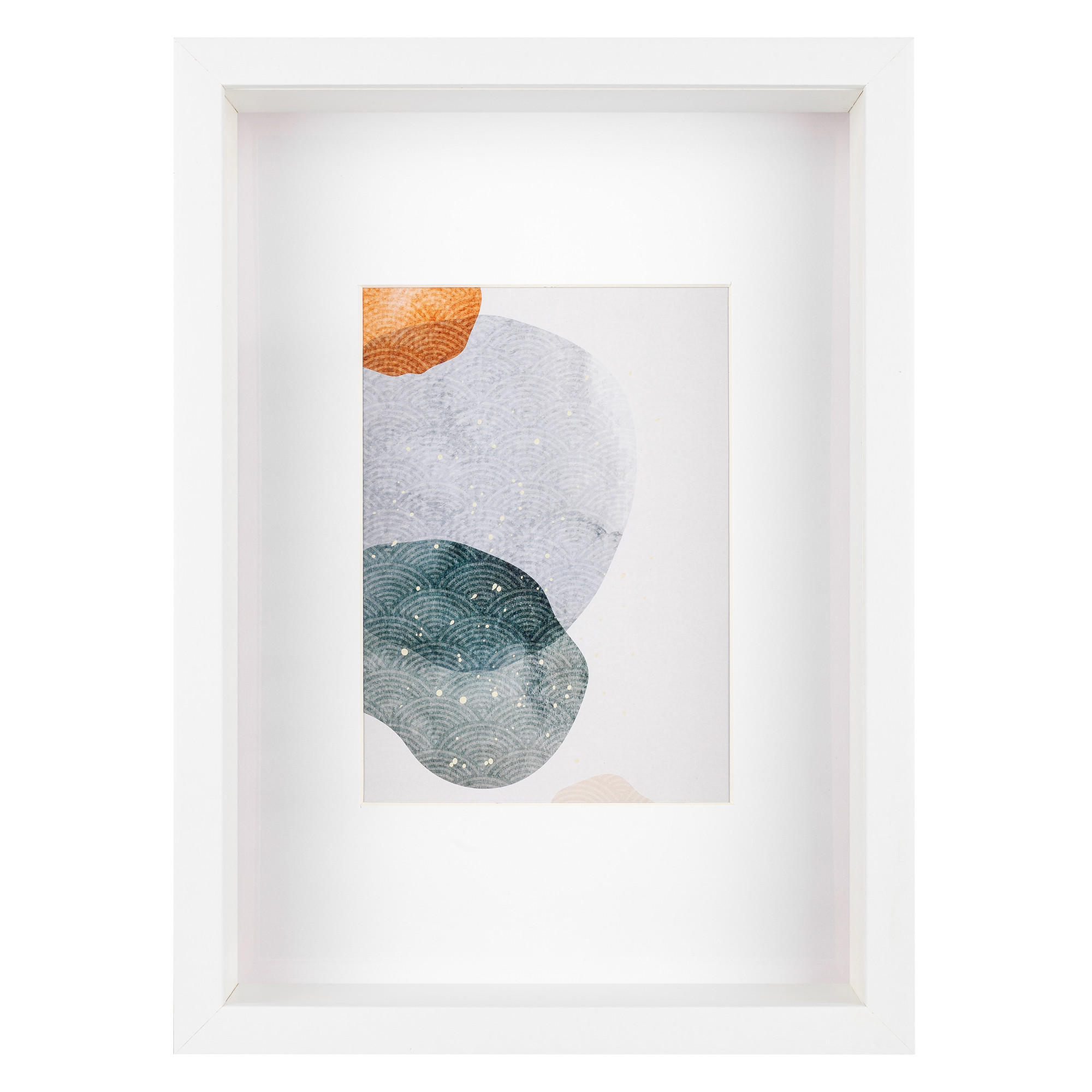 HOLZRAHMEN Shape 21x29,7 cm, Weiss - Weiß, Holzwerkstoff (6/23/32cm) - EMIX24