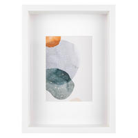HOLZRAHMEN Shape 21x29,7 cm, Weiss - Weiß, Holzwerkstoff (6/23/32cm) - EMIX24