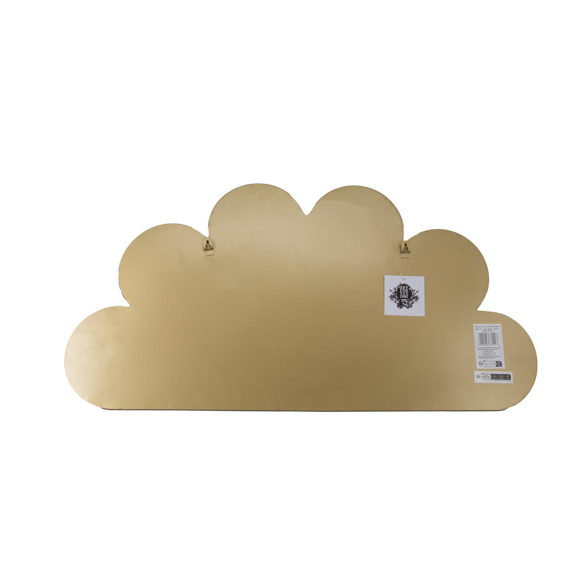 SPIEGEL Cindy - Goldfarben, Glas/Metall (79.5/1/40cm) - Art for the Home