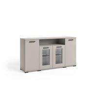 KOMMODE ALBANO 160/83/40cm mit 4 Schubladen Türen Kaschmir - Kaschmir, Holzwerkstoff (160/83/40cm) - MASSENO