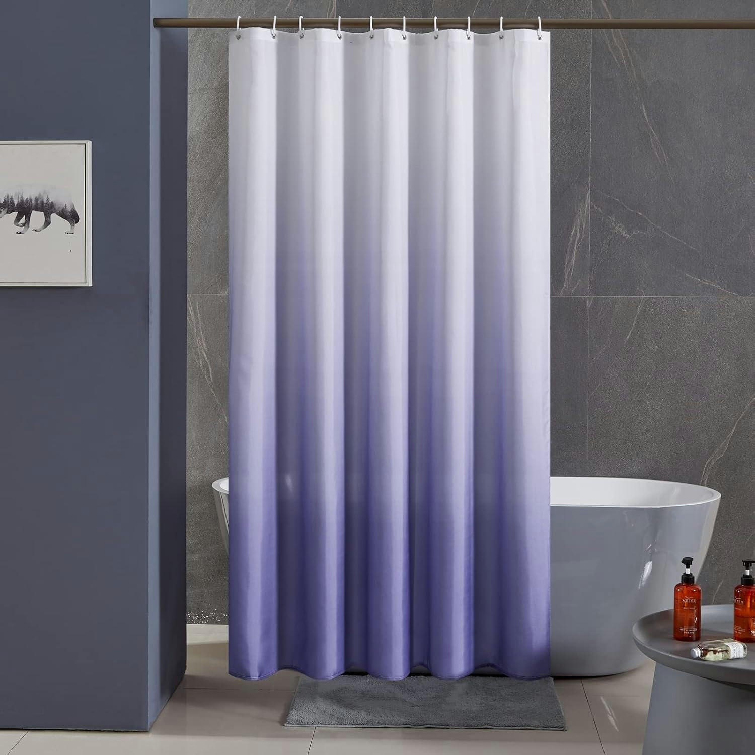 DUSCHVORHANG Textil 200 x 200 cm Violett - Multicolor, Textil (200/200cm)