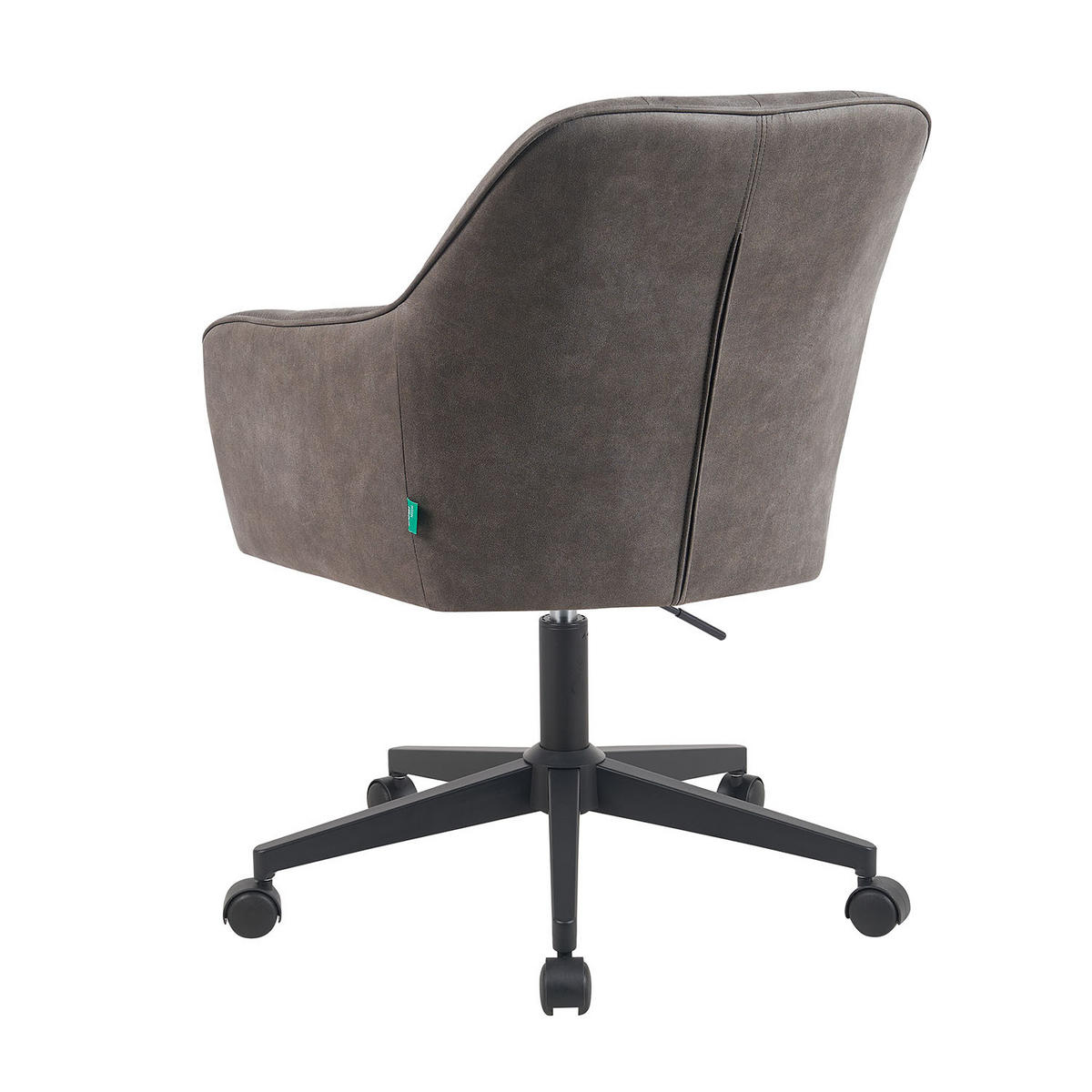BÜROSTUHL Mika-Nika - Taupe/Schwarz, Textil/Metall (60/84/65cm) - DUBI Möbel