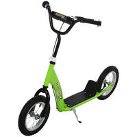 KINDERSCOOTER DE-16923 Große Räder & höhenverstellbarer Lenker Grün - Grün, Metall (117/52/85cm) - ComfortXL